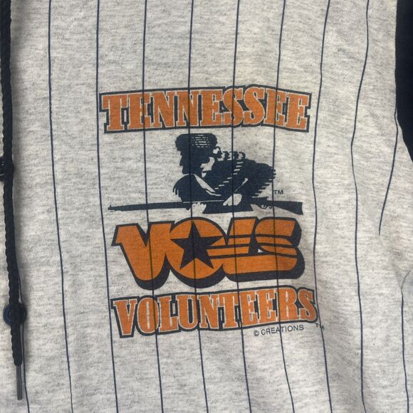 Tennessee Volunteers Button Up Baseball Jersey T Shirt Hoodie Small Medium 90s - Picture 2 of 9